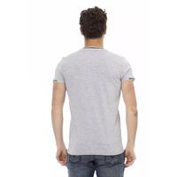 Short Sleeve Round Neck T-shirt with Front Print XL Men thumbnail