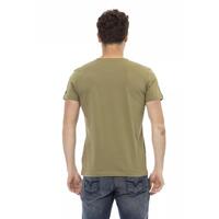 Short Sleeve T-shirt with Round Neck and Front Print L Men thumbnail