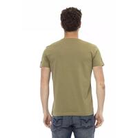 Short Sleeve T-shirt with Round Neck and Front Print 3XL Men thumbnail