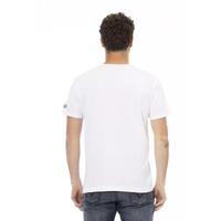 Front Print Short Sleeve T-shirt with Round Neck 2XL Men thumbnail