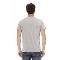 Short Sleeve T-shirt with Round Neck and Front Print M Men thumbnail