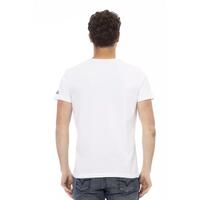 Short Sleeve Round Neck T-Shirt with Front Print XL Men thumbnail