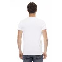 Short Sleeve Round Neck T-shirt with Front Print XL Men thumbnail