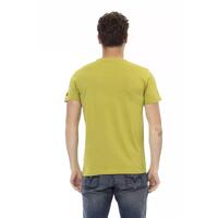 Short Sleeve Round Neck T-shirt with Front Print XL Men thumbnail