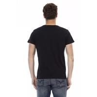 Short Sleeve T-shirt with Round Neck and Front Print M Men thumbnail