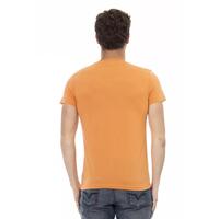 V-Neck Short Sleeve T-shirt with Front Print 2XL Men thumbnail