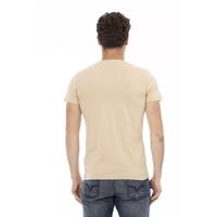 Short Sleeve T-shirt with V-neck and Front Print L Men thumbnail