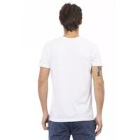 Short Sleeve T-shirt with V-neck and Front Print 2XL Men thumbnail