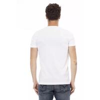 Short Sleeve V-Neck T-shirt with Front Print 2XL Men thumbnail