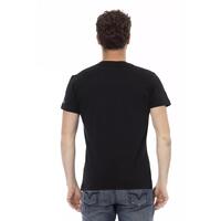 Short Sleeve V-Neck T-shirt with Front Print 3XL Men thumbnail
