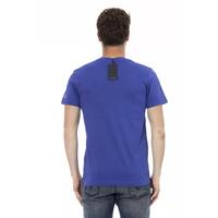 Short Sleeve V-Neck T-shirt with Front Print 2XL Men thumbnail