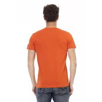 Front Print Short Sleeve V-Neck T-Shirt L Men thumbnail