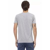 Short Sleeve V-Neck T-shirt with Front Print XL Men thumbnail