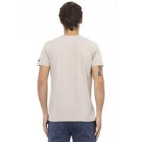 Short Sleeve V-Neck T-Shirt with Front Print 2XL Men thumbnail