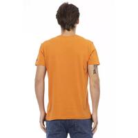 Short Sleeve V-Neck T-Shirt with Front Print 3XL Men thumbnail