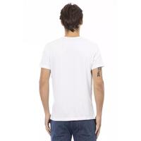 Short Sleeve T-shirt with V-neck and Front Print 2XL Men thumbnail