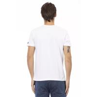 Short Sleeve T-shirt With V-neck - Front Print L Men thumbnail