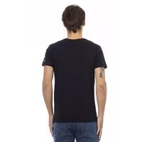 Short Sleeve V-Neck T-Shirt with Front Print M Men thumbnail