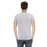 Short Sleeve T-shirt with V-neck and Print L Men thumbnail
