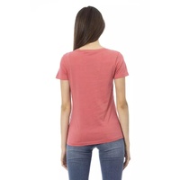Trussardi Action Women's Pink Cotton Tops & T-Shirt - XS thumbnail