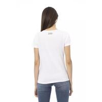 Printed Round Neck Short Sleeve T-Shirt S Women thumbnail