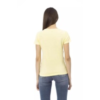 Trussardi Action Women's Yellow Cotton Tops & T-Shirt - XS thumbnail