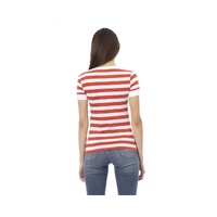 Trussardi Action Women's Vibrant Multicolor Short Sleeve Tee - L thumbnail