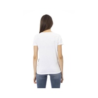 Trussardi Action Women's Chic White Short Sleeve Round Neck Tee - XS thumbnail