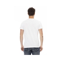 Trussardi Action Men's Elegant White Tee with Signature Print - XL thumbnail