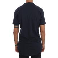 100% Authentic Daniele Alessandrini Blue Logo T-Shirt S Men thumbnail