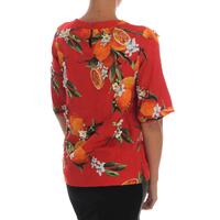 Crystal Embellished Blossom Print Blouse 38 IT Women thumbnail