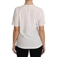 DOLCE & GABBANA Figure Family Silk T-Shirt 40 IT Women thumbnail