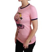 Year of the Pig 2019 Crewneck Short Sleeve T-shirt by Dolce & Gabbana 38 IT Women thumbnail