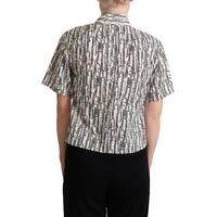 Floral Design Cotton Polo with Collar and Button Placket 44 IT Women thumbnail