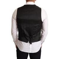 Dolce & Gabbana Black Dress Vest with Logo Details 50 IT Men thumbnail