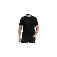 Authentic Dolce & Gabbana Black Baroque Motive T-shirt 52 IT Men thumbnail
