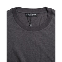 Dolce & Gabbana Men's Gray Cotton Round Neck Short Sleeve T-shirt - 50 IT thumbnail