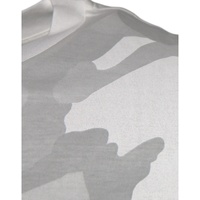 Dolce & Gabbana Men's White Gray Camouflage Cotton Crew Neck T-shirt - 46 IT thumbnail