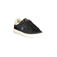 US POLO ASSN Men's Black Polyester Sneaker - 43 EU thumbnail