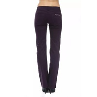 Ungaro Fever Women's Purple Cotton Jeans & Pant - W32 US thumbnail