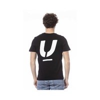 Ungaro Sport Men's Sleek Black Cotton Crew Neck T-Shirt - L thumbnail