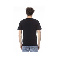 Ungaro Sport Men's Sleek Black Cotton Crew Neck Tee - L thumbnail