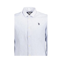 US POLO ASSN Men's Light Blue Cotton Shirt - 2XL thumbnail