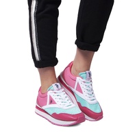 US POLO ASSN Women's Pink Polyester Sneaker - 39 EU thumbnail