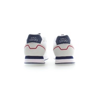 US POLO ASSN Men's White Polyester Sneaker - 45 EU thumbnail