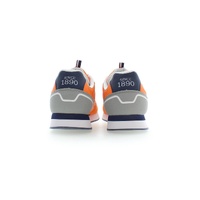 US POLO ASSN Men's Orange Polyester Sneaker - 44 EU thumbnail