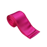 Dolce & Gabbana Women's Fuchsia Pink Silk Waist  Belt - 38 IT thumbnail