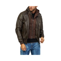 Yes Zee Men's Brown Polyethylene Jacket - L thumbnail