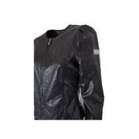 Yes Zee Women's Black Polyethylene Jackets & Coat - S thumbnail