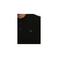 Yes Zee Men's Black Cotton Polo Shirt - 2XL thumbnail